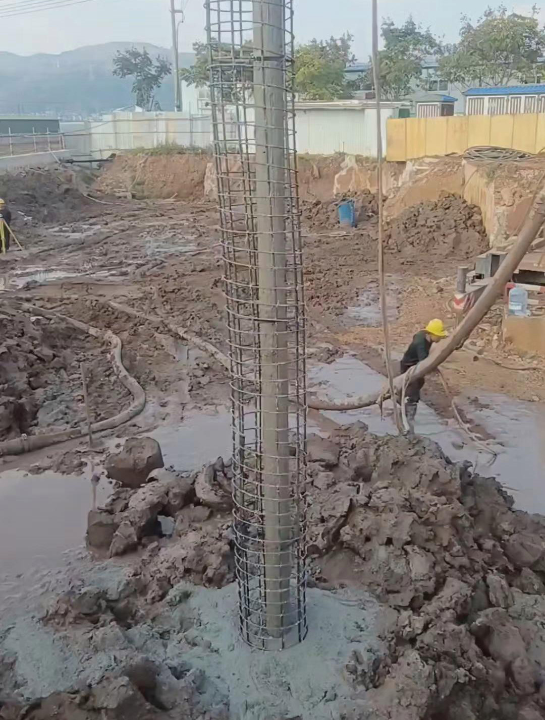 开封郊区长螺旋钻孔压灌桩
