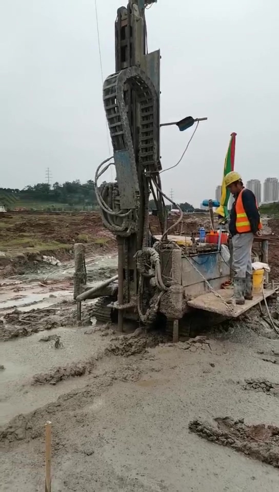 开封郊区双管旋喷桩